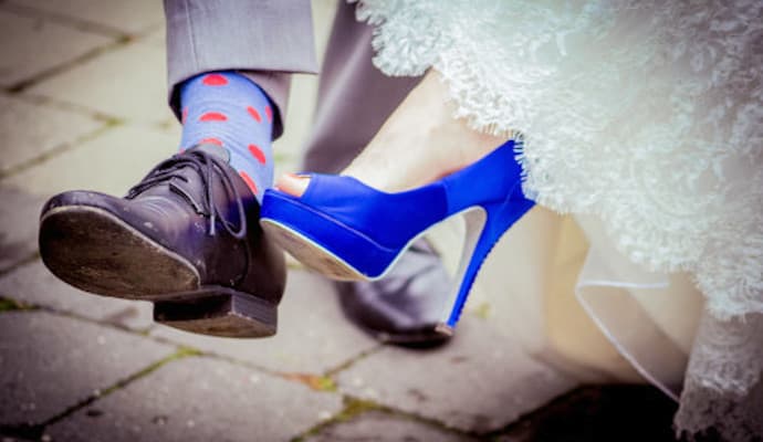 Zapatos de novia diferentes